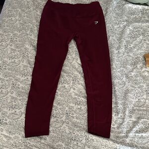 Gymshark Burgundy Leggings